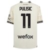 Virallinen Fanipaita AC Milan Christian Pulisic 11 Neljäs Pelipaita 2023-24 Valkoinen - Miesten